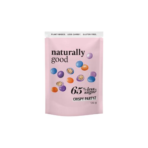Naturally Good 65% less sugar Crispy Partyz - 125g