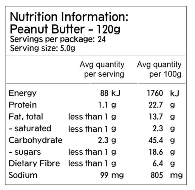 MINGLE Sweet Topper Peanut Butter Crunch - 130g