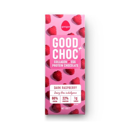 Googys Good Choc+ Dark Raspberry - 100g 