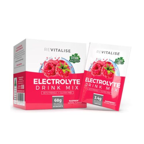 ReVitalise Electrolyte Drink Mix - Raspberry Single Serve Sachets 20 serves