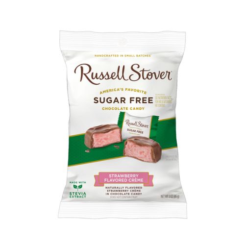 Russell Stover Sugar Free Chocolate Candy - Strawberry flavoured Creme