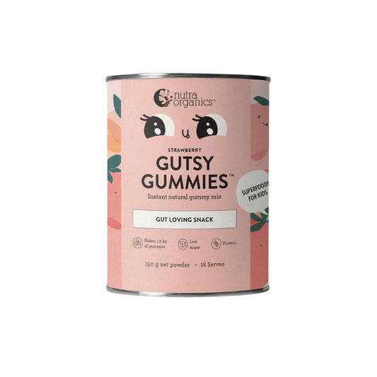 Nutraorgaics Gutsy Gummies (Gut Loving Snack) Strawberry Flavour - 150g