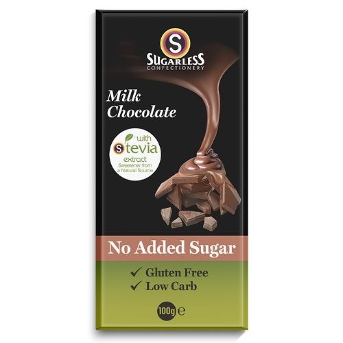 Sugarless Confectionery Co Milk Chocolate