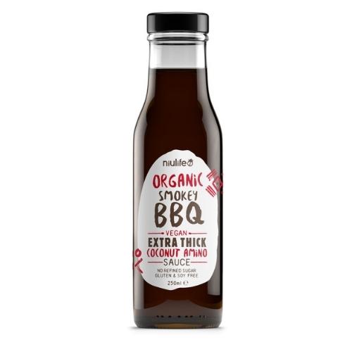 NIULIFE Organic Coconut Amino Sauce Extra Thick Smokey BBQ