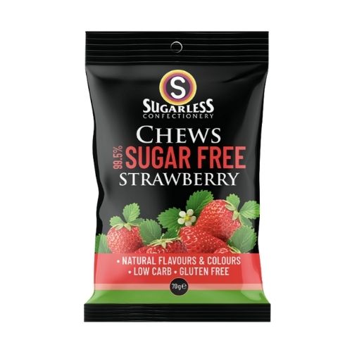 Sugarless Confectionery Strawberry Chews