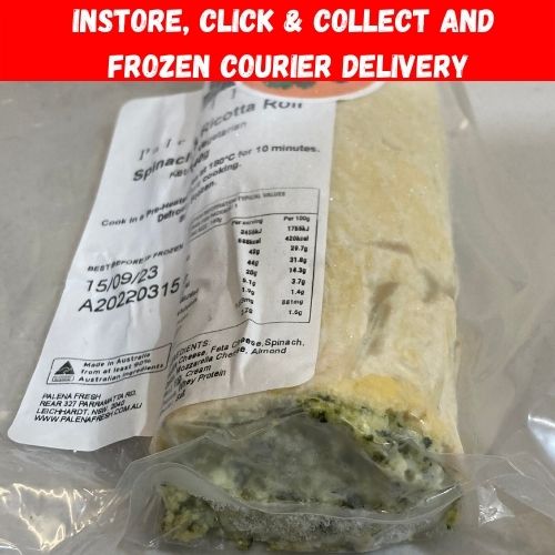 Spinach & Ricotta Roll - 140gm - Avaliable Instore and Click and Collect Only