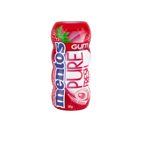 Mentos Pure Fresh Sugar Free Chewing Gum - Strawberry - 30g