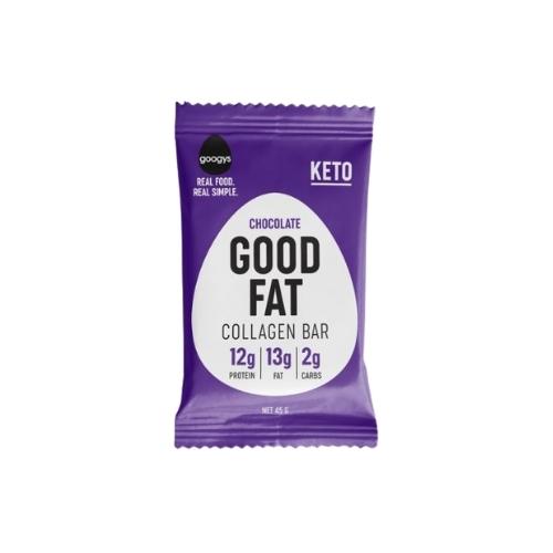 Googys Chocolate Good Fat Collagen Protein Keto Bar