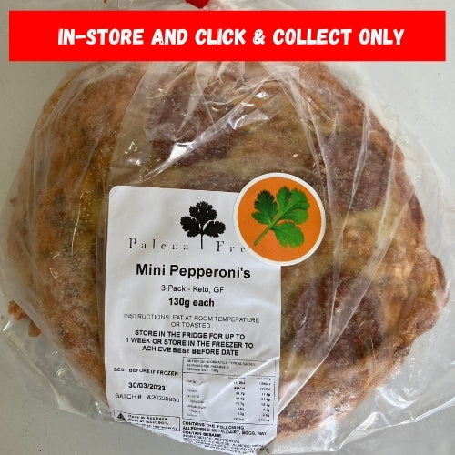 Mini Pepperoni  Pizza - 3 pack - Available Instore and Click & Collect Only