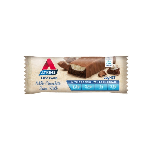 Atkins Milk Chocolate Swiss Roll - 30g