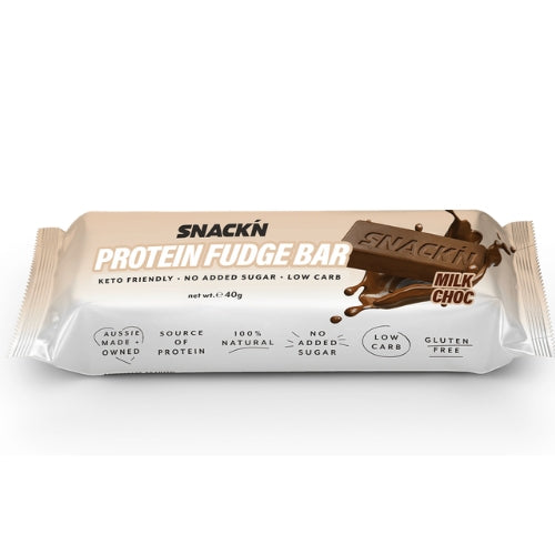 SNACK'N Milk Chocolate Protein Fudge Bar 