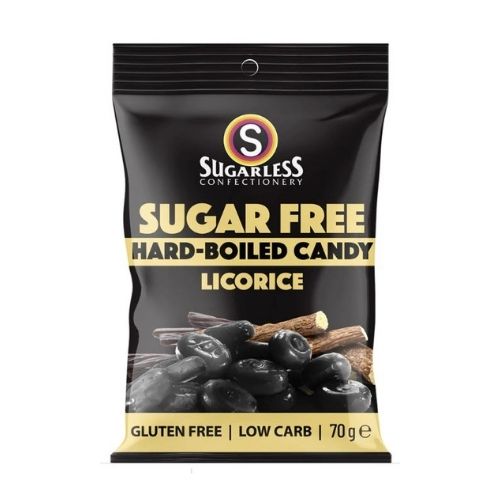 Sugarless Confectionery Co Hard Boiled Licorice flavoured Candy 