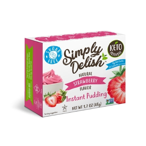 Simply Delish Strawberry Pudding