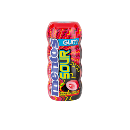 Mentos Pure Fresh Sugar Free Chewing Gum - Sour Strawberry - 30g