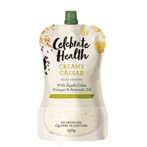 Celebrate Health - Keto Creamy Caesar Salad Dressing with Apple Cider Vinegar & Avocado Oil - 150g