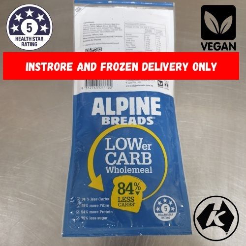 Alpine Bread 84 %Low Carb Wholemeal Bread - 600gm