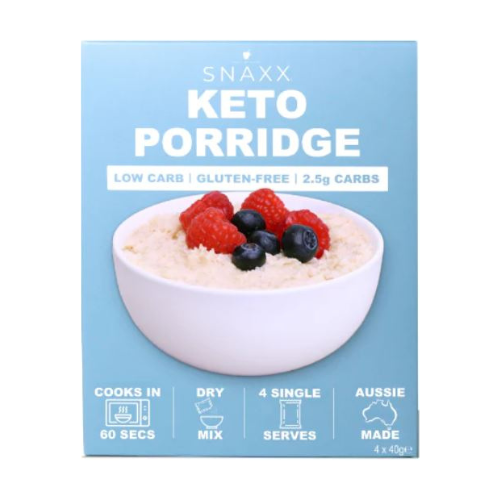 Snaxx One Minute Porridge 4 Pack 4 x 40g Low Carb Emporium Australia