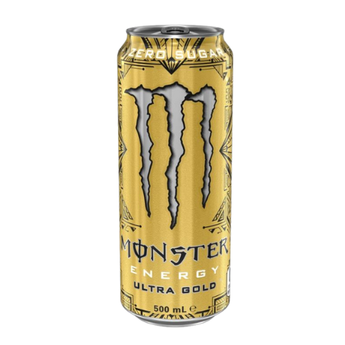 Monster Energy Drink - Ultra Gold - Sugar Free 500mL