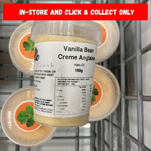 Palena Fresh Single Serve Cheesecake 170g - Vanilla Bean Creme Anglaise - Avaliable Instore and Click and Collect Only- Limit 5 per person