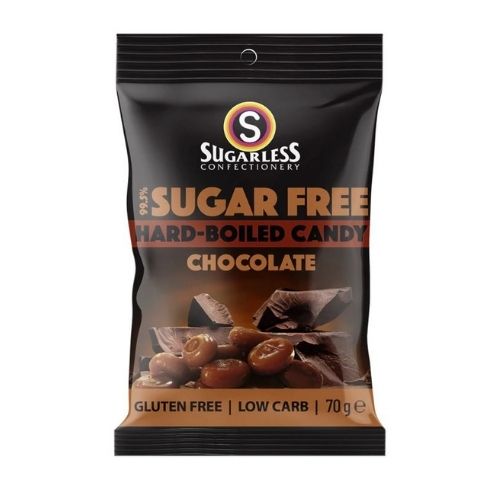 Sugarless Confectionery Co Hard Boiled Chocolate flavoured Candy 