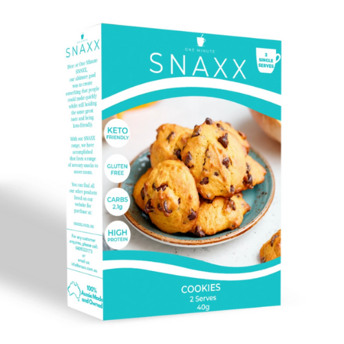 Snaxx One Minute Cookie Mix 2 Pack (2 x 40g)