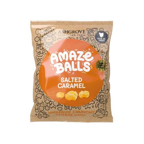 AmazeBalls - Salted Caramel Popped Cheese keto snack