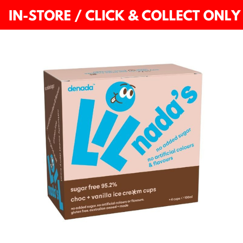 Lil Nada's Choc & Vanilla Ice Cream 4 pack