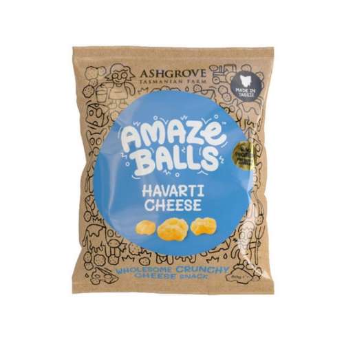 AmazeBalls Havarti popped cheese keto snack
