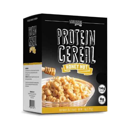 Wholesome Provisions Low Carb Protein Cereal - Honey Nut Flavour 5x30g