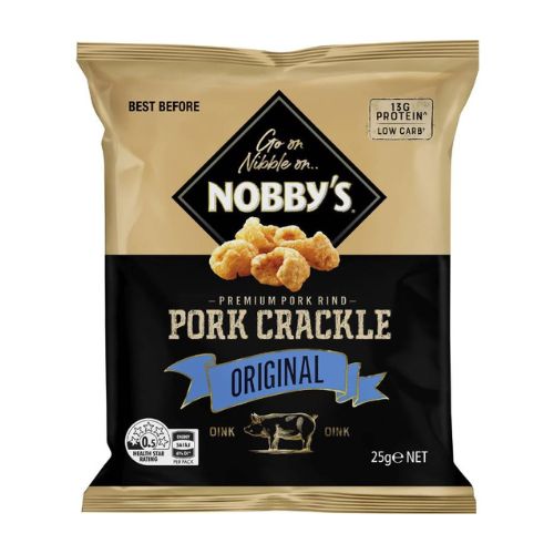 Nobby's Pork Crackle - Original - 25g