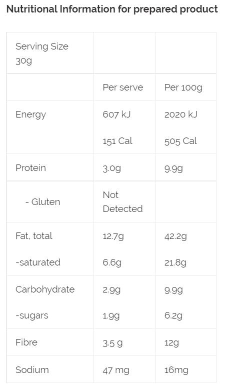 Low Carb Life Peanut Butter Choc Chip Bars Mix - 300gm