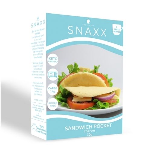 Snaxx One Minute Sandwich Pocket 2 Pack (2 x 30g)
