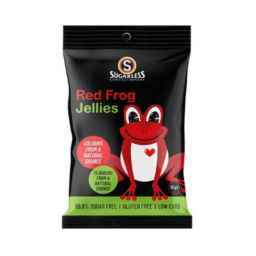 Sugarless Confectionery Red Frog  Jellies