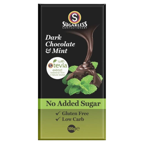 Sugarless Confectionery Co Dark Chocolate & Mint