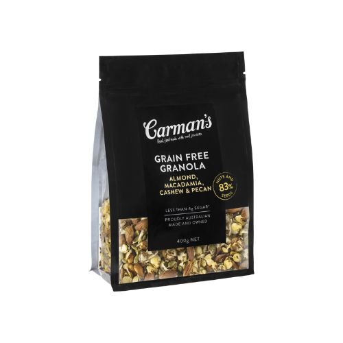 Carmen's Grain Free Granola Almond, Macadamia, Cashew & Pecan