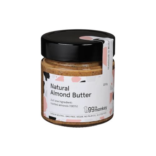 99th Monkey Natural Almond Butter - 200g