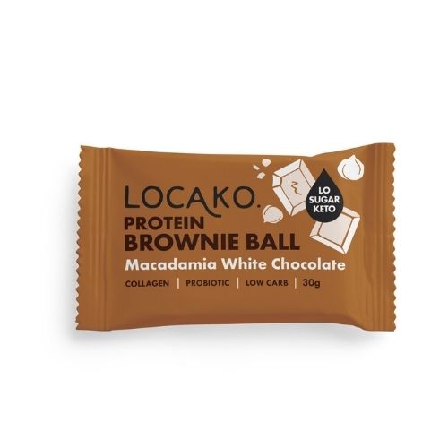 Locako Protein Brownie Ball - Macadamia White Chocolate - 30g