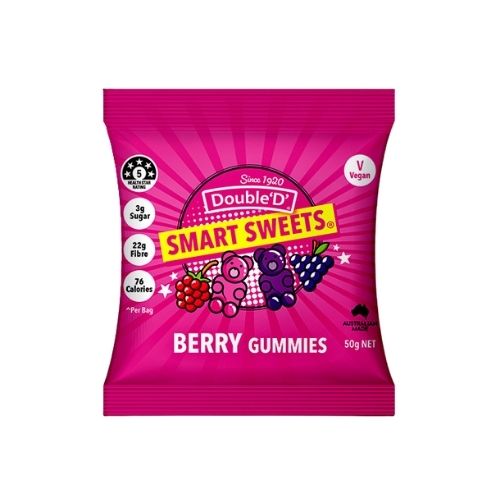 Double ‘D’: Smart Sweets™ Berry Gummies 50gm
