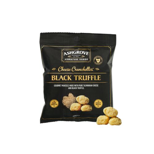 Ashgrove Cheese Crunchettes Black Truffle 40g