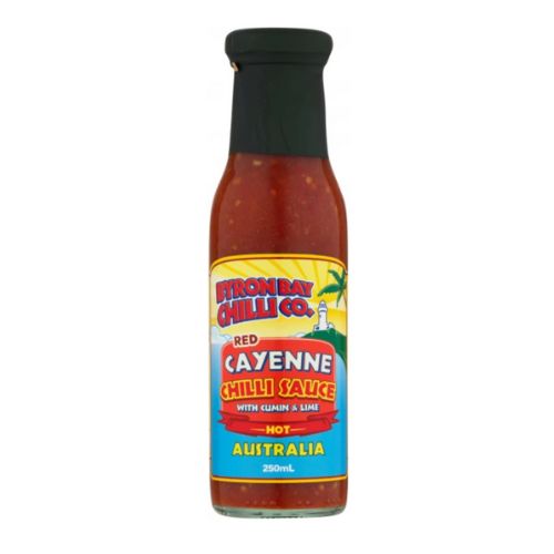 Byron Bay Chilli Co- Red Cayenne Chilli Sauce - 250mL