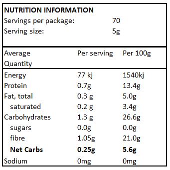 Paleo Pure Sugar Free Drinking Chocolate - 350gm