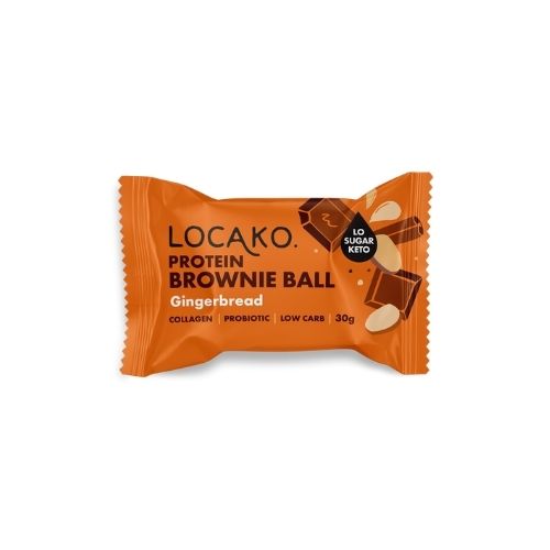 Locako Protein Brownie Ball - Gingerbread - 30g Locako’s Protein Brownie Balls are the perfect l