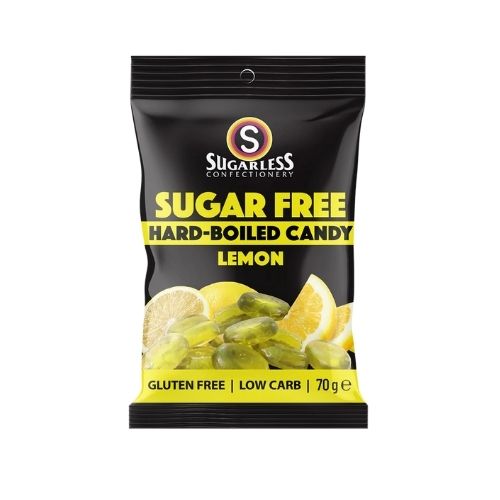 Sugarless Confectionery Co Hard Boiled Lemon flavoured Candy 