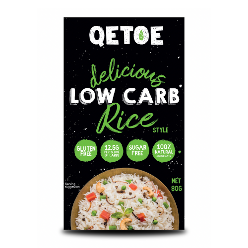 Qetoe Low Carb Rice Style - 80gm