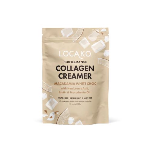 Locako Performance Collagen Creamer Macadamia White Choc - 300g