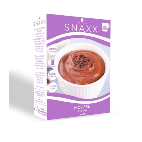 Snaxx One Minute Chocolate Mousse  - 2 pack