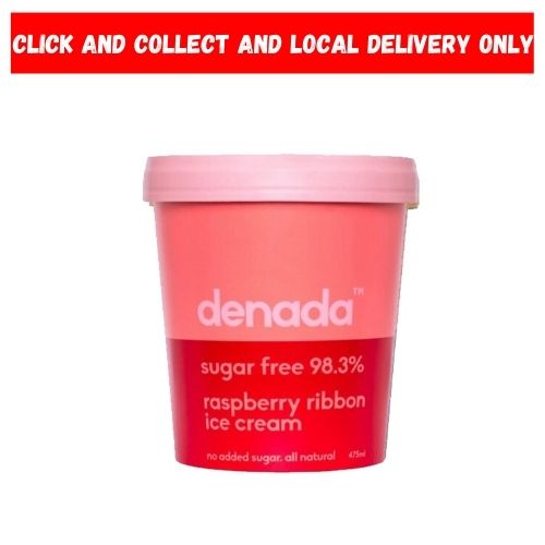 Denada Raspberry Ribbon Ice Cream