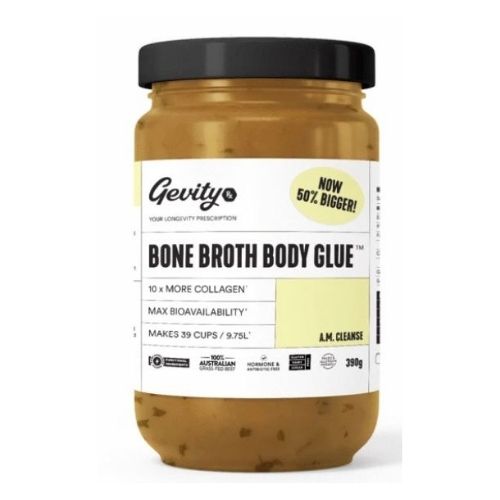 gevity Bone Broth Concentrate - A.M. Cleanse 390gm - Now 50% Bigger