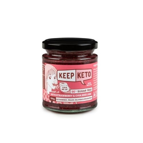 KEEP KETO (previously KETO KITCHEN CORNER) Strawberry and Chia Jam