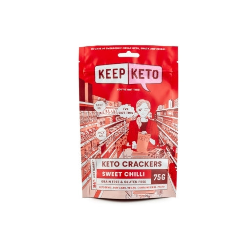 Keep Keto Sweet Chilli Keto Crackers